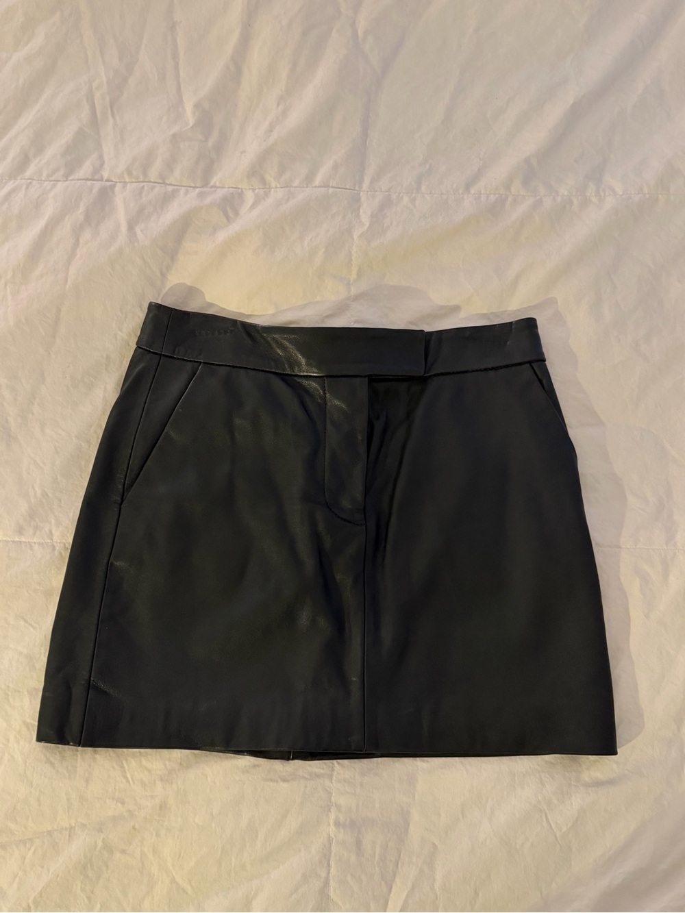 Lamarque Genuine Leather Mini Skirt